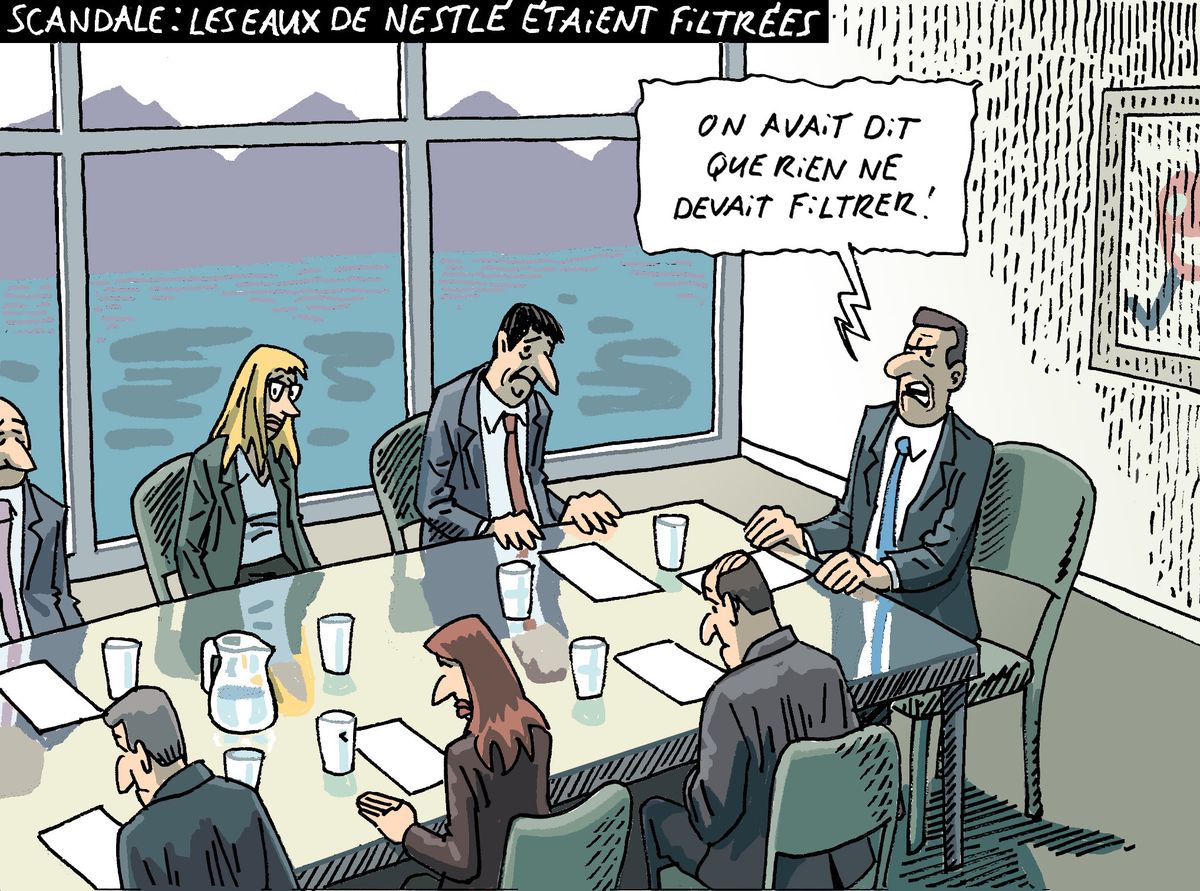 Scandale: les eaux de Nestlé étaient filtrées!