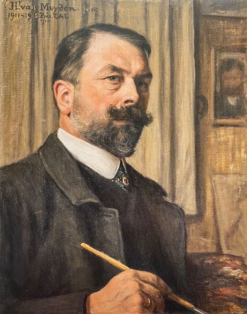 Autoportrait d’Henry van Muyden (1860-1936), peint de 1911 à 1915. Collection privée.