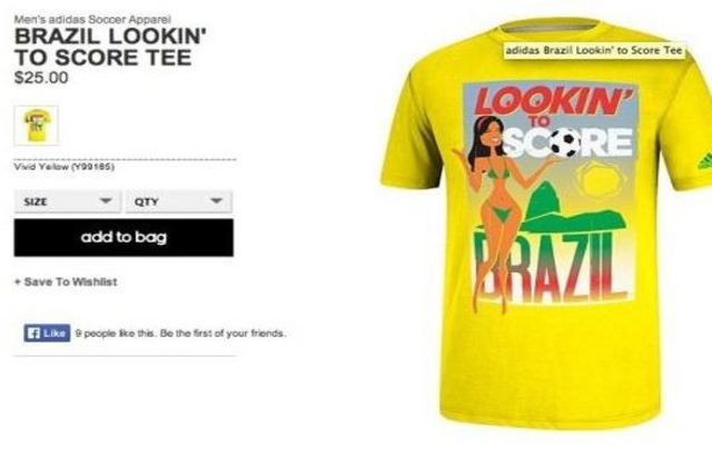 Adidas retire des t-shirts qui «manquent de respect»