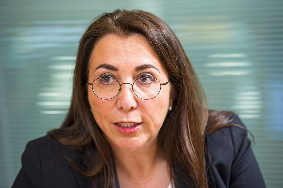 Lausanne, le 06.04.2017. Cesla Amarelle, conseillere Parti socialiste a la redaction du 24Heures. VANESSA CARDOSO/ 24HEURES.