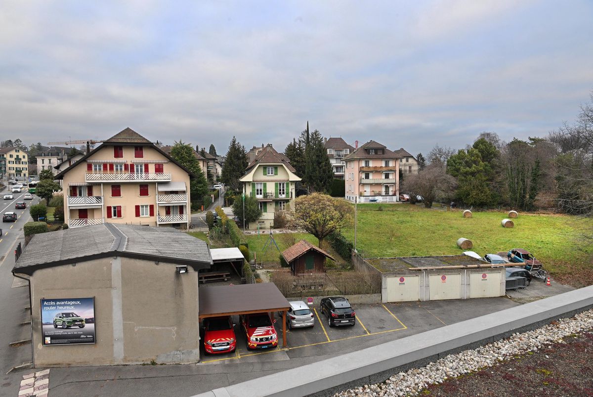 Morges,  le 11 décembre 2024.  Périmètre Nord de la gare de Morges. 24HEURES/Chantal Dervey