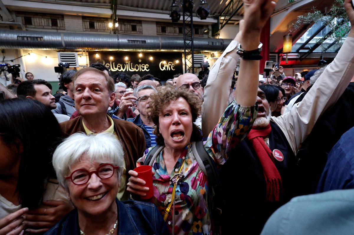 Réaction de la gauche lors des résultats