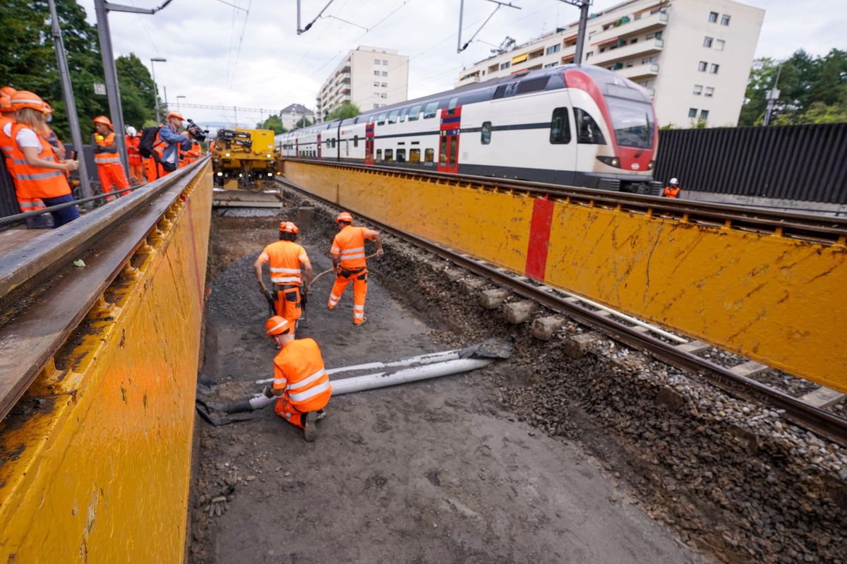 Les travaux d’agrandissement du quai 1 de la gare de Versoix figurent parmi les grosses dépenses consenties par la Commune l’an dernier.