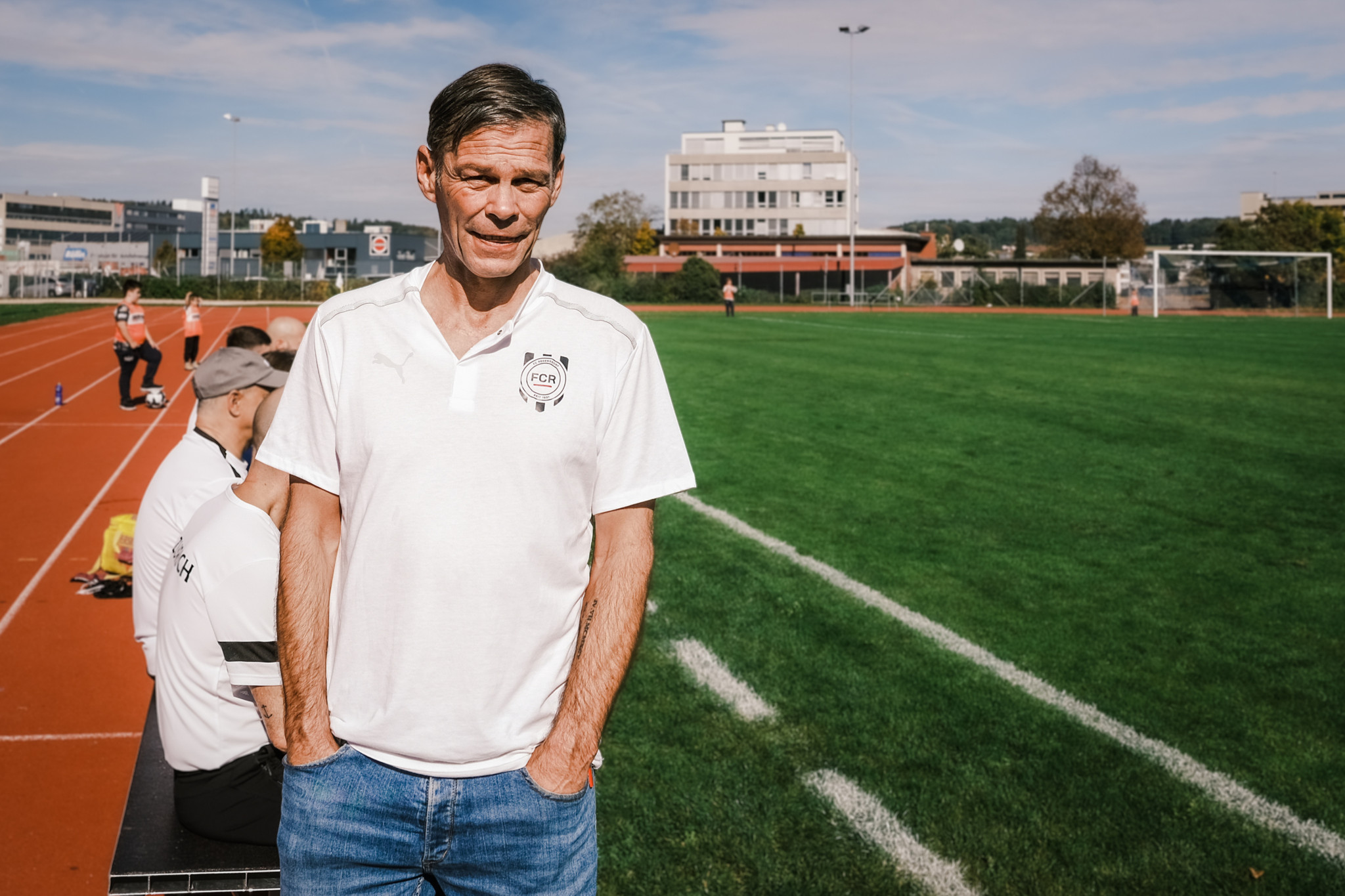 Trainer Studer Beat, Fussball, 2. Liga interregional, FC Regensdorf 1 gegen SC Zofingen in Regensdorf  16.10.2022 Foto: Leo Wyden