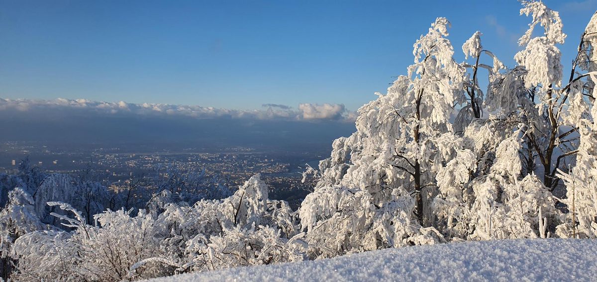 Au sommet du Salève, un paysage sibérien s’offre à la vue des promeneurs.