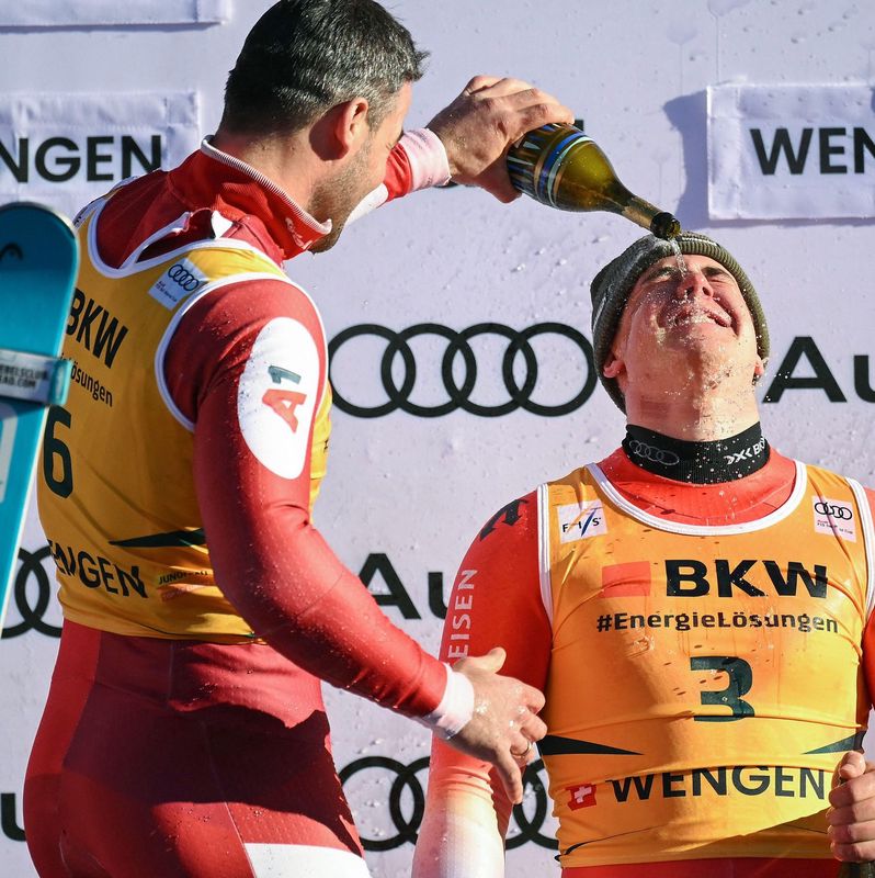 Franjo von Allmen a attendu d’être à Wengen pour triompher