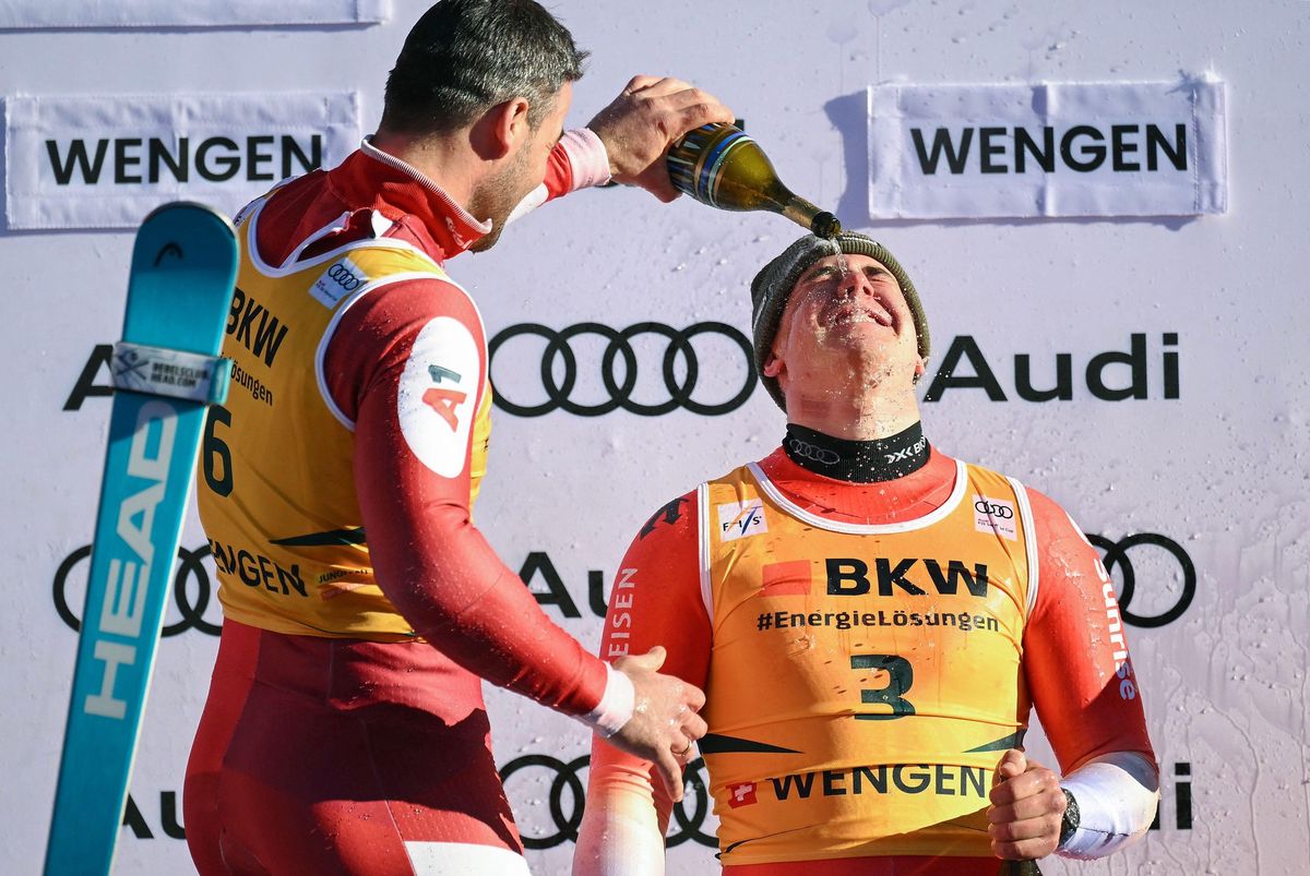 Franjo von Allmen a attendu d’être à Wengen pour triompher