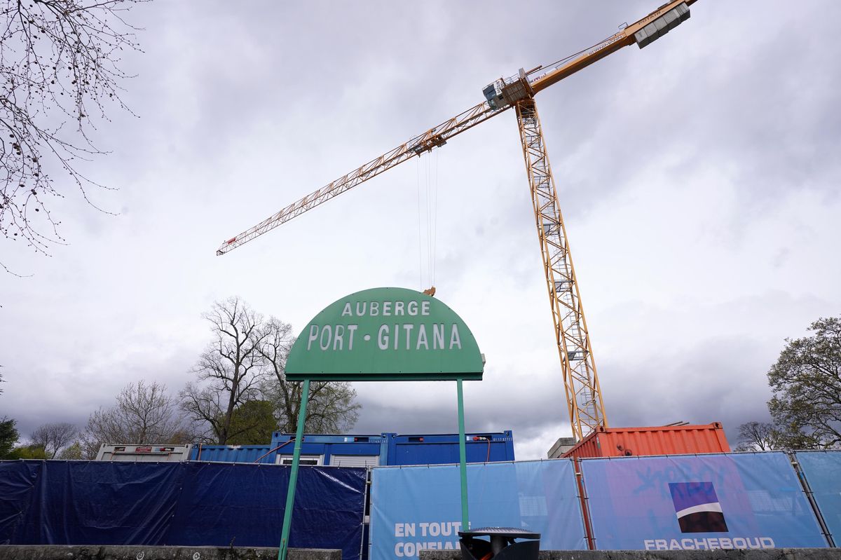 Il ne reste que l’enseigne du restaurant Port-Gitana à Bellevue. 