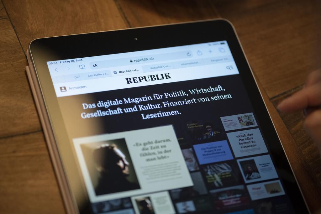 Lancé en 2018, «Republik» se définit comme magazine numérique pour la politique, les affaires, la société et la culture.