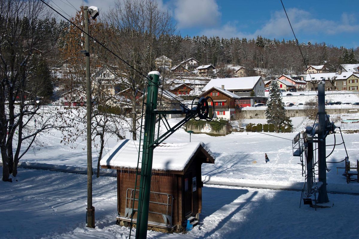 Le petit domaine est une animation appréciée au cœur du village de Saint-Cergue.