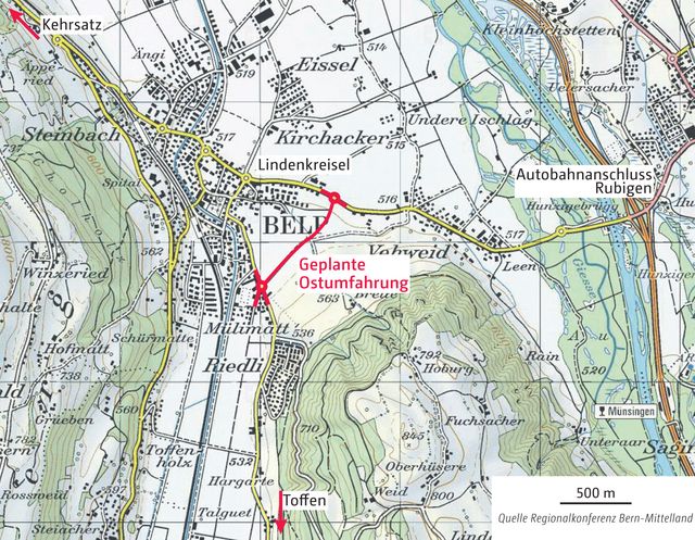 Belp soll im Osten umfahren werden Berner Zeitung