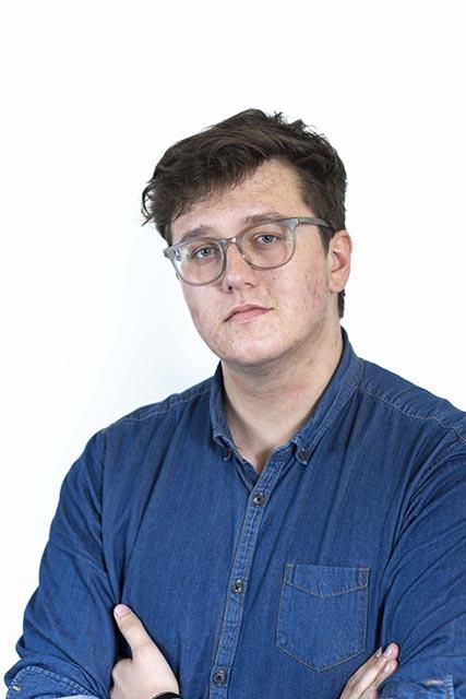 YVERDON LE 15 JANVIER 2019. Antoine Hürlimann, journaliste au quotidien «24 heures». © Jean-Paul Guinnard/24 heures