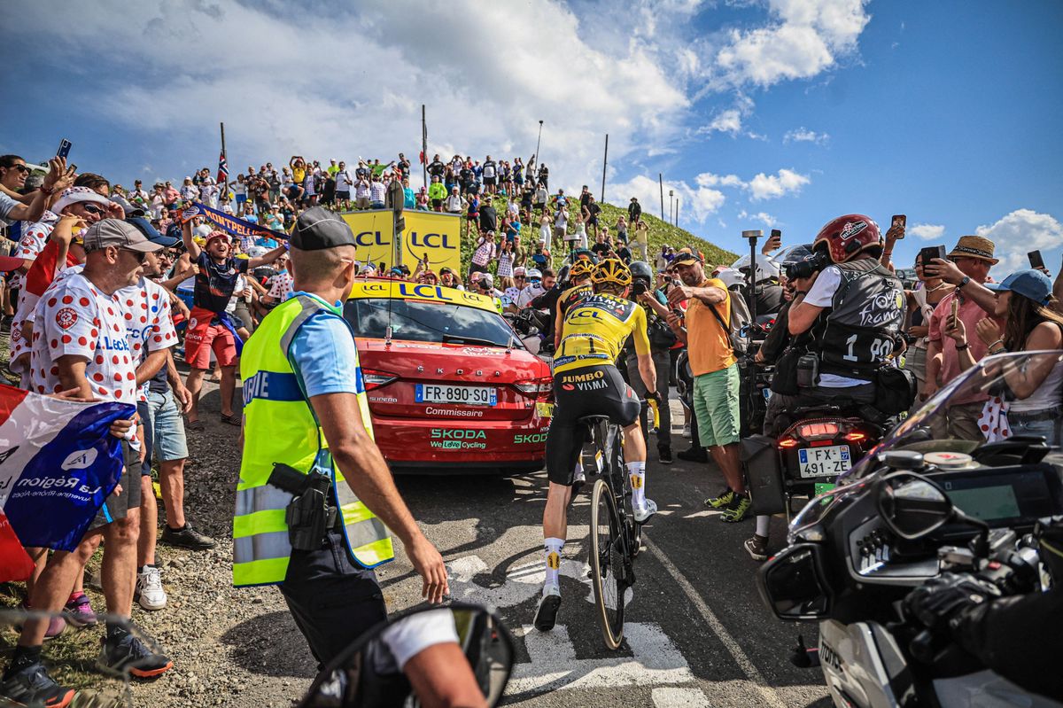 Le cycliste danois Jonas Vingegaard de l'équipe Jumbo-Visma