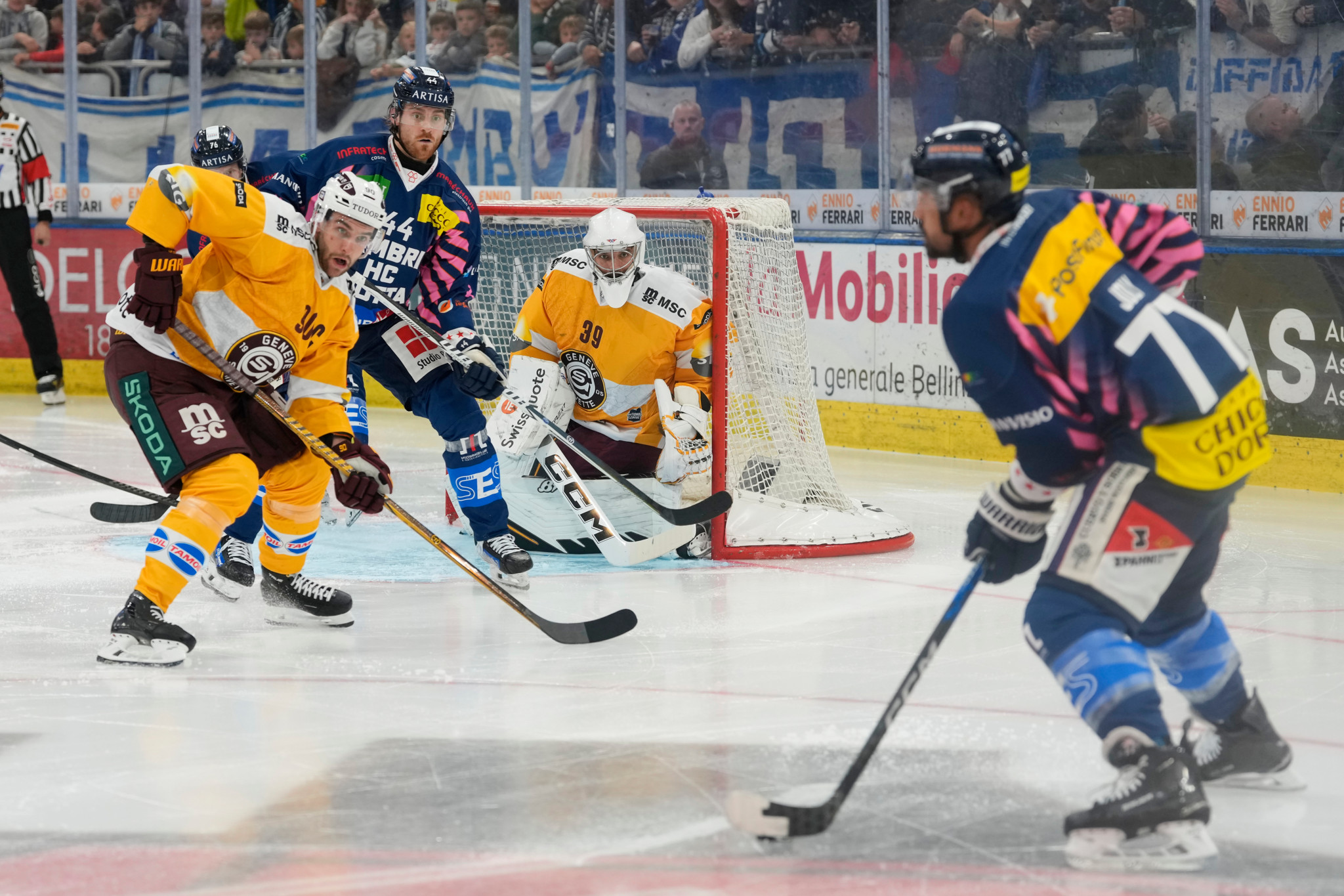 National League: Fin de série pour Genève-Servette, qui s’incline face à Ambri