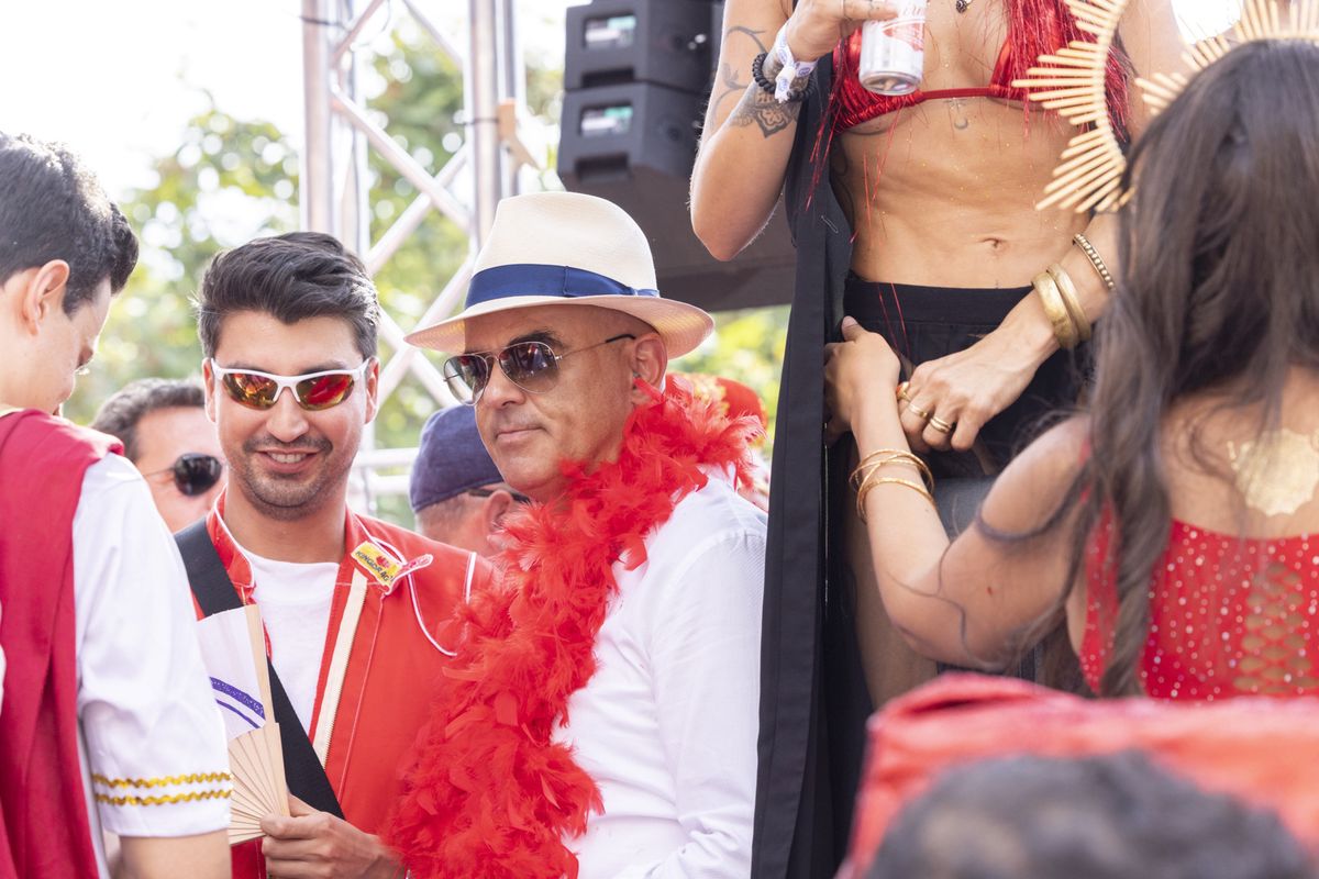  Alain Berset à la Street Parade ce 12 août.  