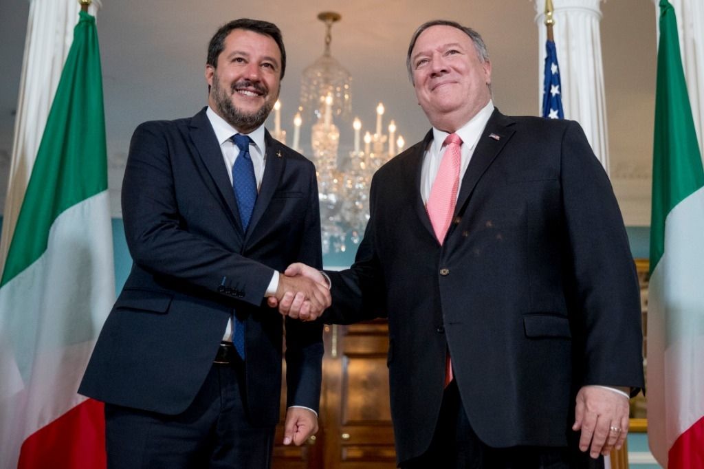 Salvini affiche son soutien à Washington