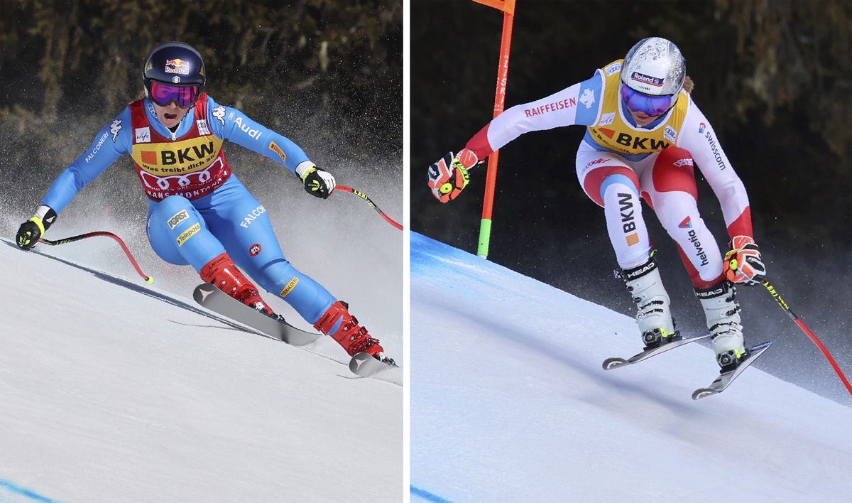 Sofia Goggia et Corinne Suter se montrent redoutables en descente cette saison. Elles se livreront un duel à distance à Crans-Montana.