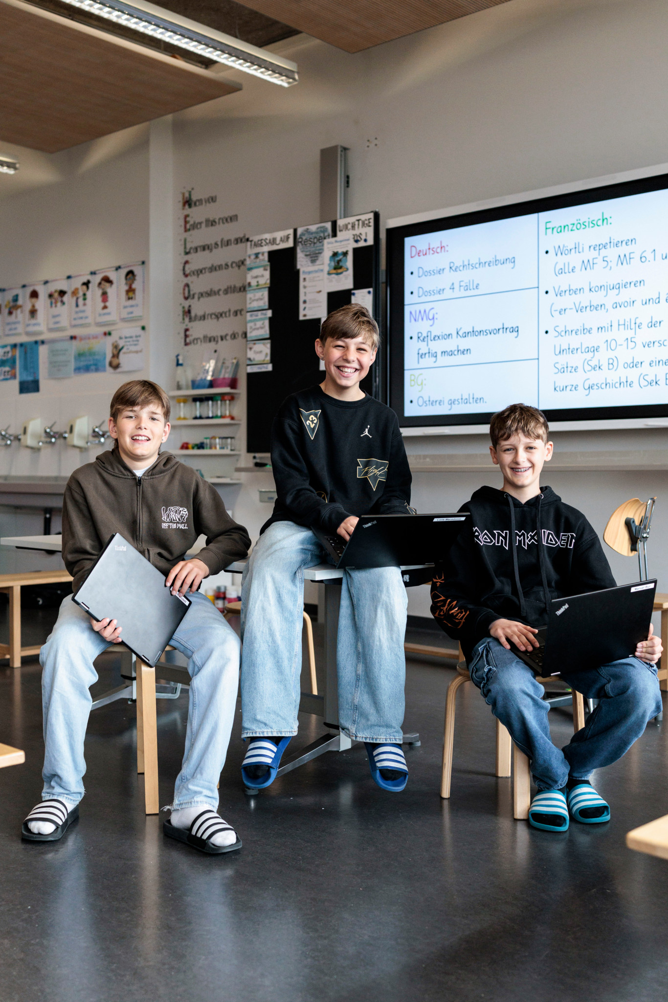 Gamen zum Lernen in der Schule: «Man kann man gegeneinander Franz-Wörter lernen. Das gefällt mir»