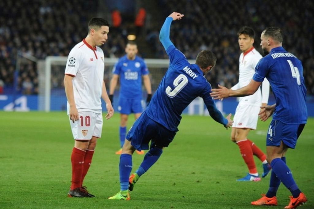 Leicester qualifié, Nasri met un coup de tête