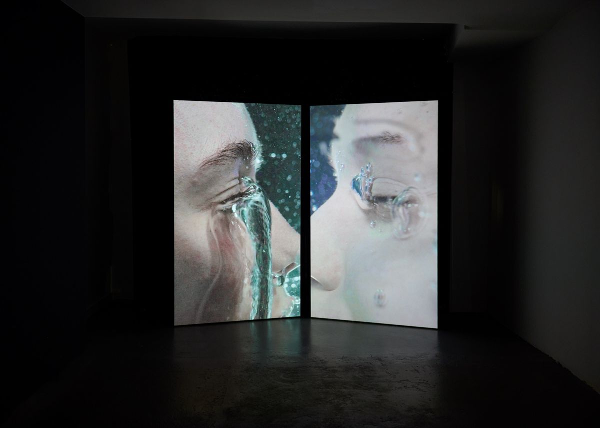 «Language of water», installation vidéo de Mathilde Lesueur, à voir dans la version lausannoise de «Space Invasion III». @substancemat