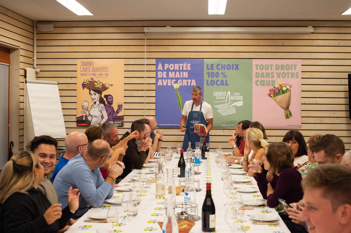 Animé par Blaise Corminboeuf, directeur de la Boucherie du Palais, le cours sur la viande organisé le 28 août à la Maison du Terroir a remporté un beau succès.