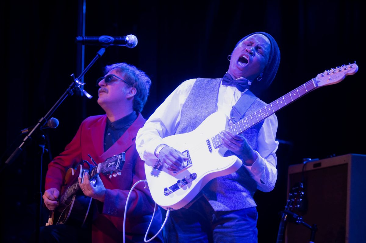 Crissier, le 02 juin 2023, Festival Blues Rules dans le parc Montassé. Ici, concert de Natalia M. King. ©Florian Cella/24H