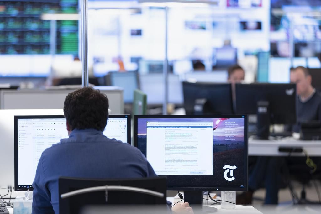 La grande portée en ligne garantit de nombreux participants : La rédaction de Tamedia à Zurich.