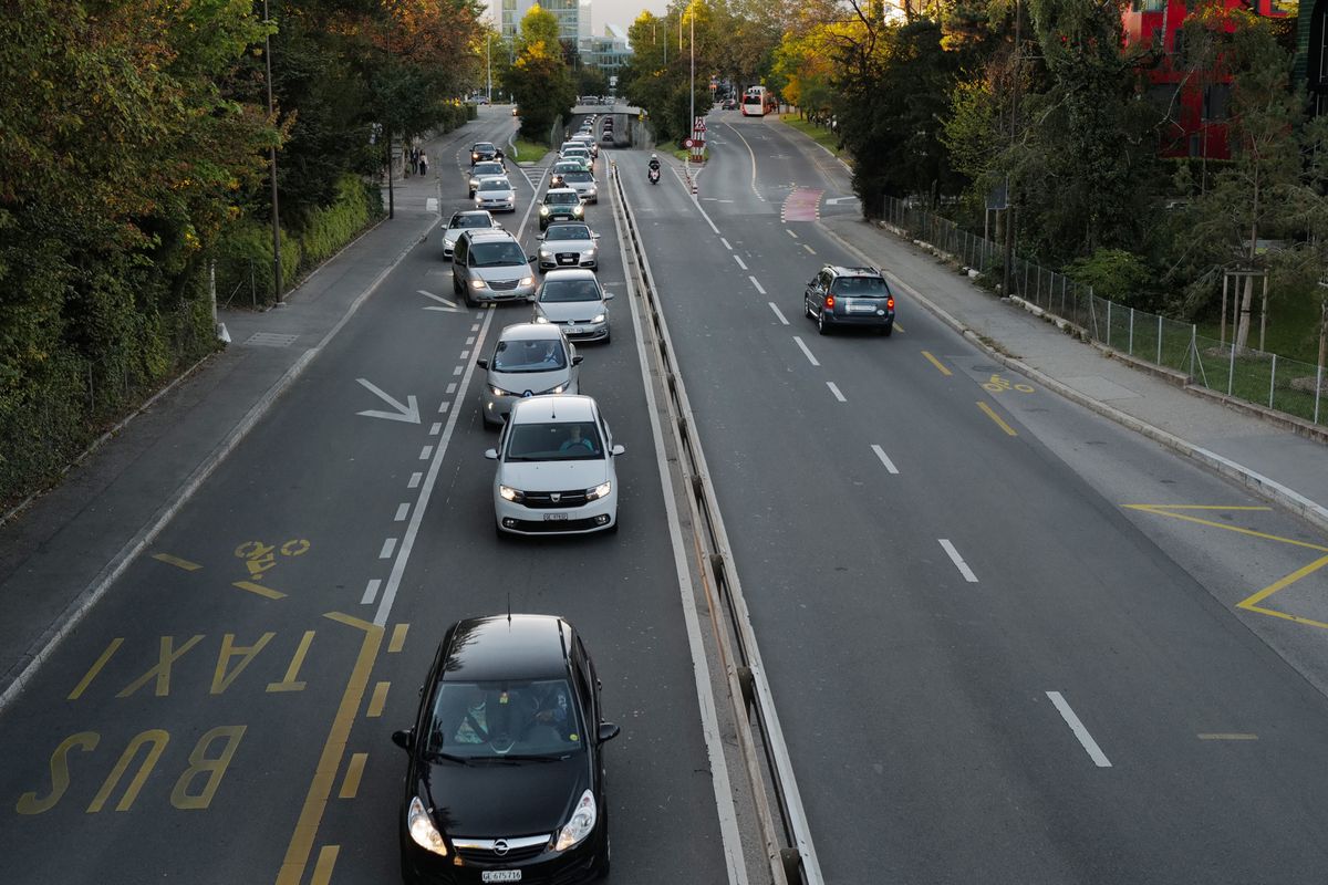 Route du pont Butin à Genève