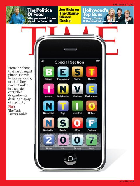 2007 kam das erste iPhone auf den Markt – für «Time» war es die Erfindung des Jahres.