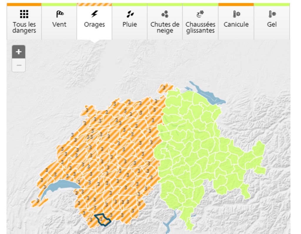 Alerte aux violents orages et à la grêle dès ce soir