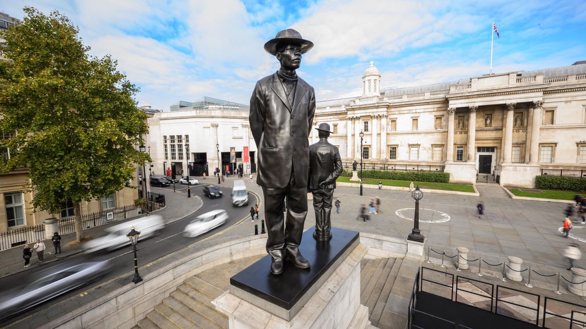 RoyaumeUni Une sculpture anticolonialiste exposée à Trafalgar Square
