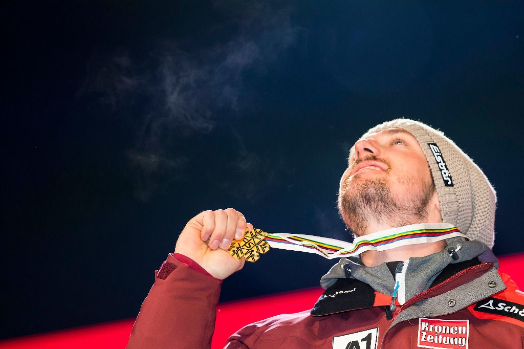 A part la grippe, personne ne pouvait arrêter Marcel Hirscher: il est géant!