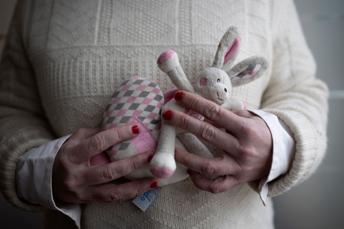 Lausanne, le 11  janvier 2023. La DGEJ a retiré un bébé à cette maman dès la naissance. (24heures/Odile Meylan). 
