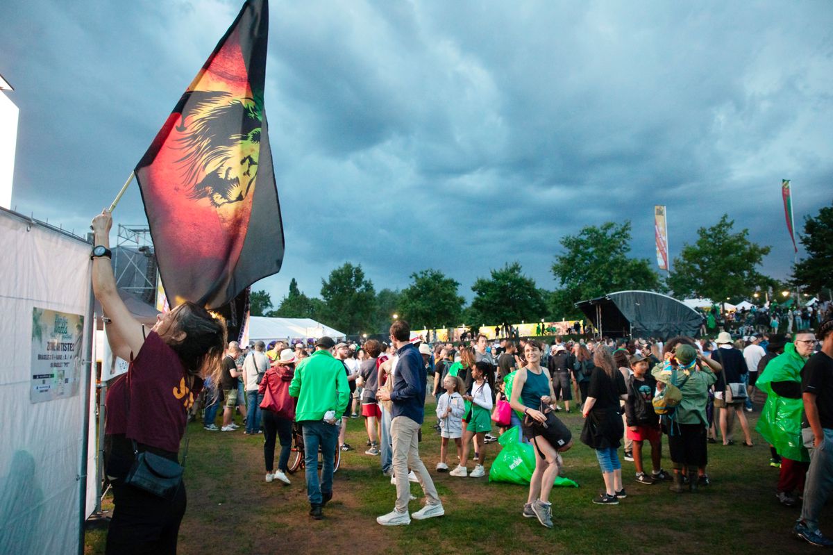 Lancy le 11.07.2024, Parc Navazza-Oltramare, Le Plein-les-Watts Festival, Steel Pulse (UK), ambiance © Georges Cabrera