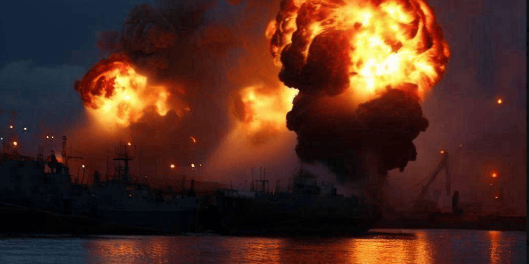 Brand in südrussischem Ölhafen nach ukrainischem Angriff | USA erlauben begrenzt Einsatz von US-Waffen in Russland