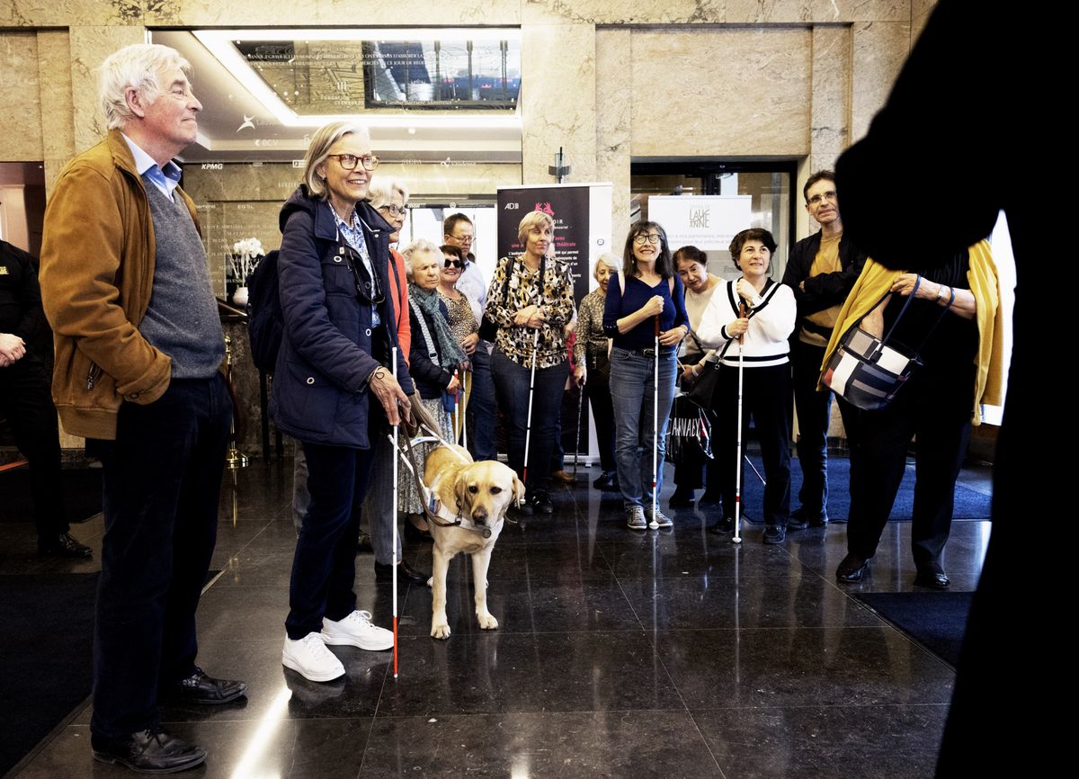 12.04.2024
Opéra de Lausanne. Visite des décors du spectacle Cendrillon avec l'association Ecoute Voir