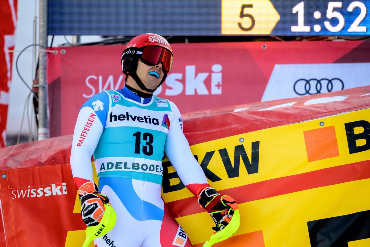 Loïc Meillard a réalisé un week-end presque parfait à Adelboden.