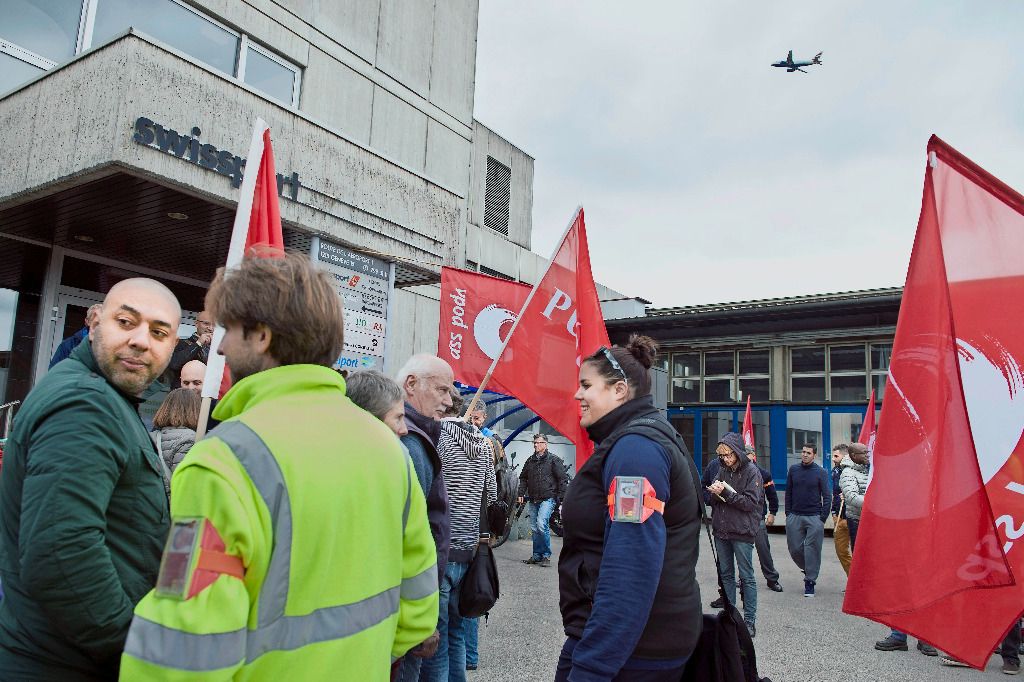 Tensions sociales à Swissport, les vols à bas prix dénoncés