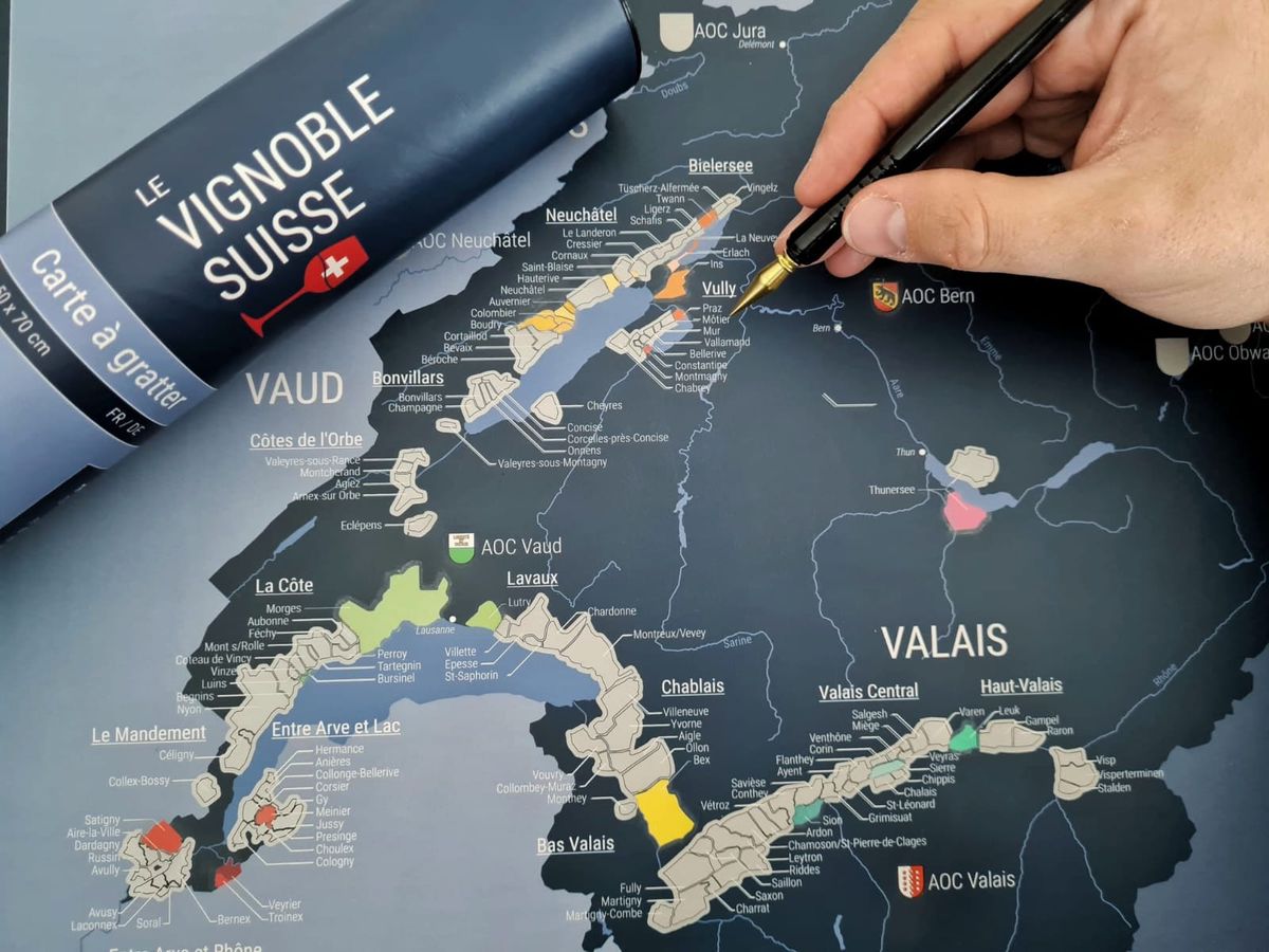 Le vignoble suisse à gratter