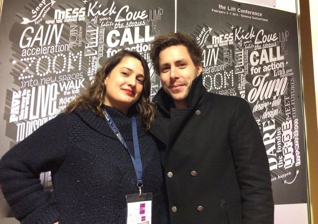 Neila Romdane et Romain Saillet ont animé dans le cadre de la conférence Lift un atelier d'innovation médiatique.