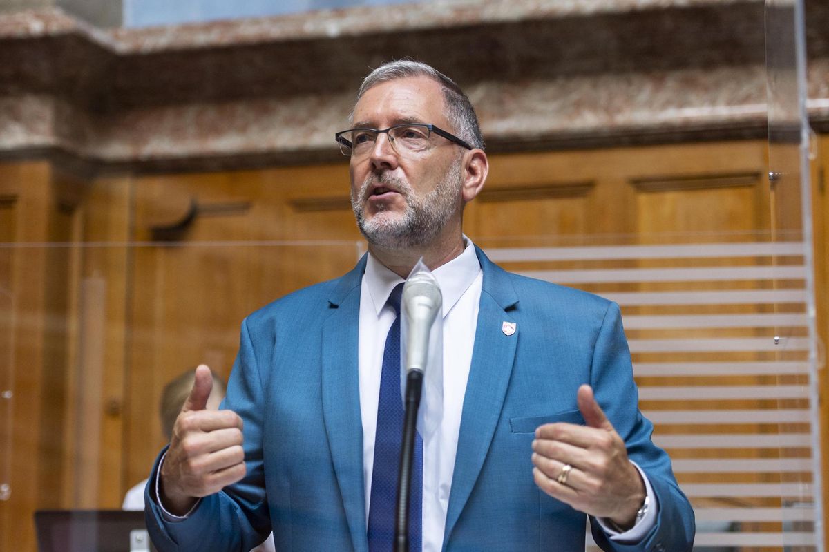 Hans-Peter Portmann au Conseil national en septembre 2021. 