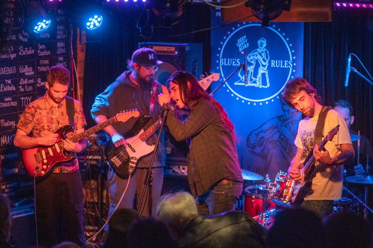 LAUSANNE LE 3 fevrier 2024. Bleu Lézard . éliminatoires du festival Blues rules . Le groupe Coal Black Horse   . ©   J-P Guinnard /24 HEURES