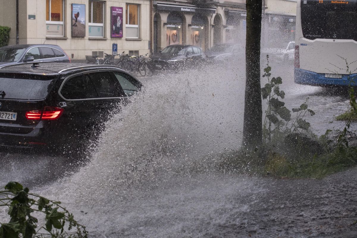 Avant celle de Fahy (JU), c’est la station météorologique de Lucerne qui a enregistré sa valuer la plus élevée mercredi soir dernier, avec 19,1 mm de pluie en 10 minutes.