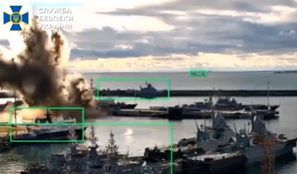 Noworossijsk: Ukraine zerstört russisches U-Boot mit Drohne