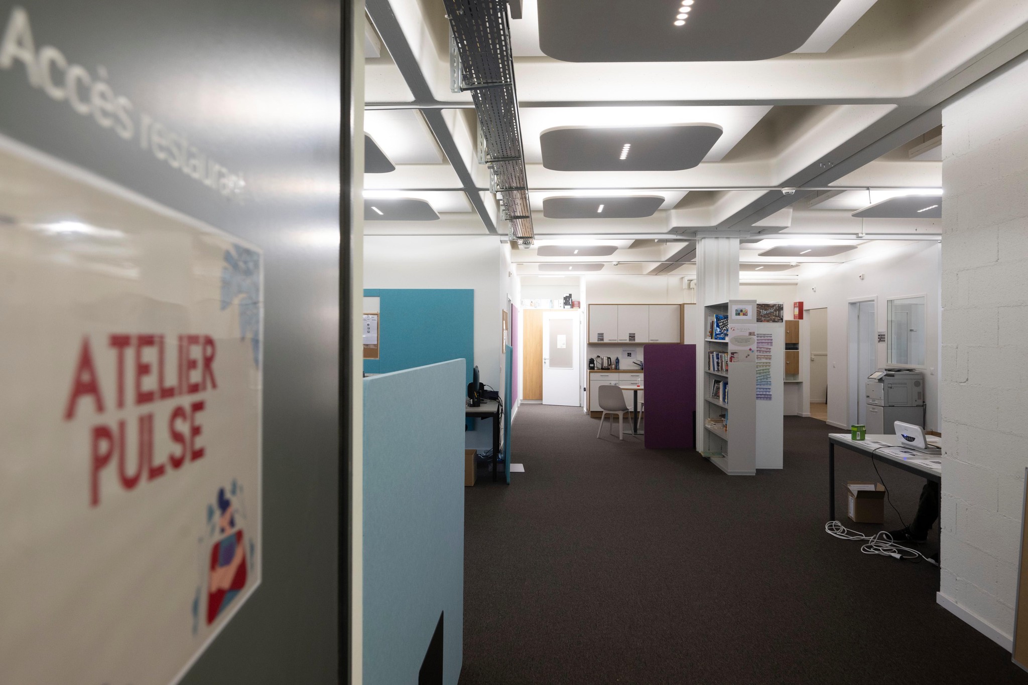 Espace aménagé à Lausanne par l’Afiro pour l’intégration professionnelle des personnes vivant avec des troubles du spectre autistique.