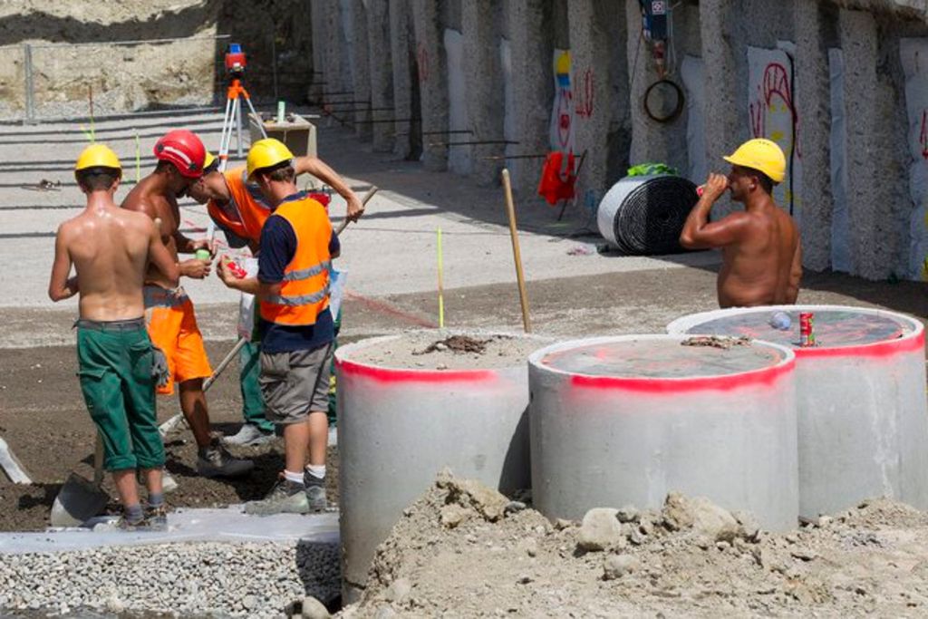 Torse nu sur les chantiers? Le CF n'est pas favorable