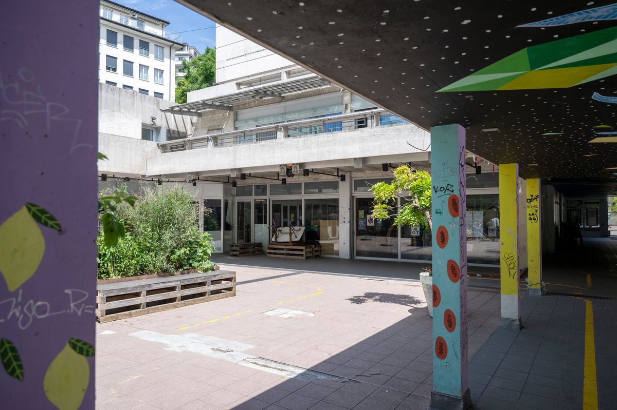 Lausanne, le 13 mai 2024, Le Cross fit Lausanne s'installe, dès le 25 février 2025, dans les anciens locaux du Mövenpick sur la place de la Riponne. ©Florian Cella/24h