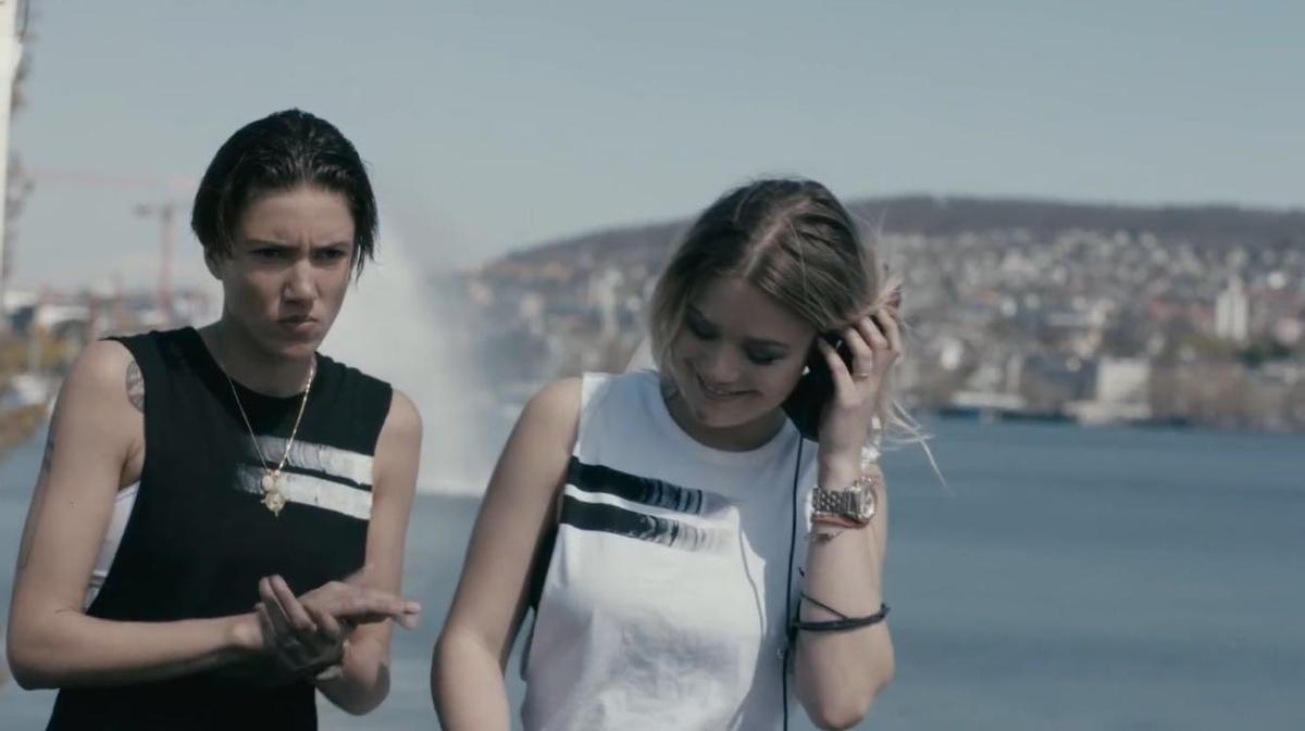Der letzte Auftritt als Paar im Rampenlicht: Rinderknecht und Glauser am Zurich Film Festival 2020.