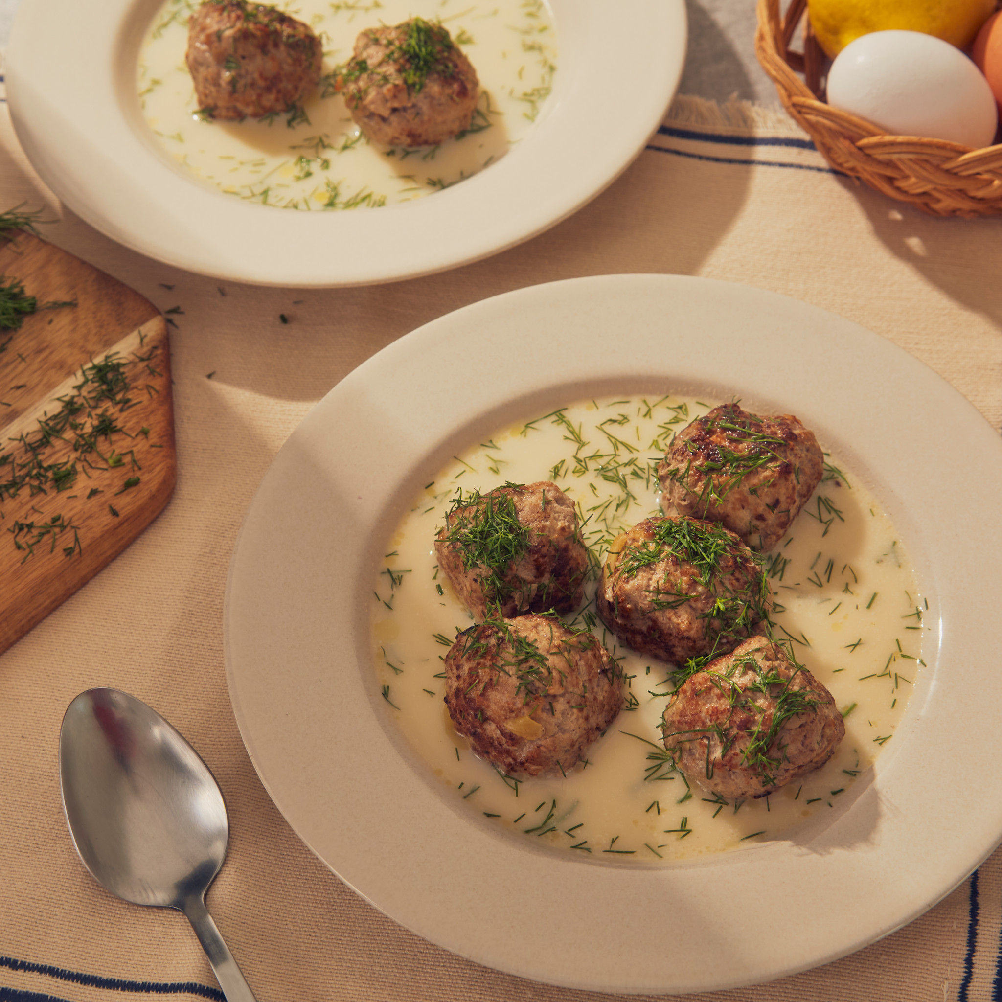 Christian Seilers Rezepte: Griechische Suppe mit Fleischbällchen ...