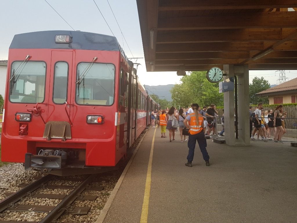 Nyon-Saint-Cergue sous pression pendant Paléo